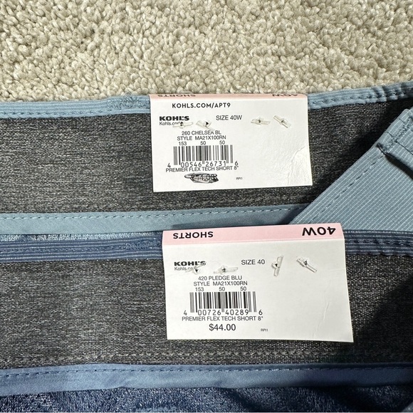 NWT APT. 9 Bundle 2 Men’s Premier Flex Regular-Fit 8-inch Performance Shorts 40 - Picture 12 of 16